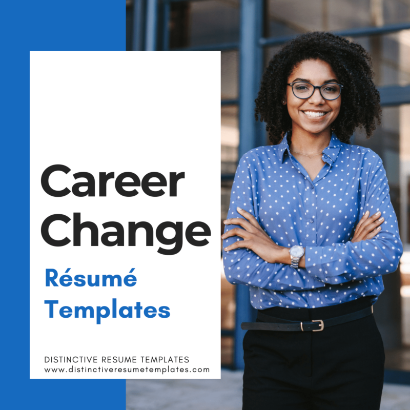 Career Change Resume Templates for Word