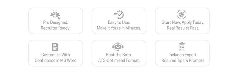 Features & Benefits of Resume Templates Features & Benefits of Resume Templates