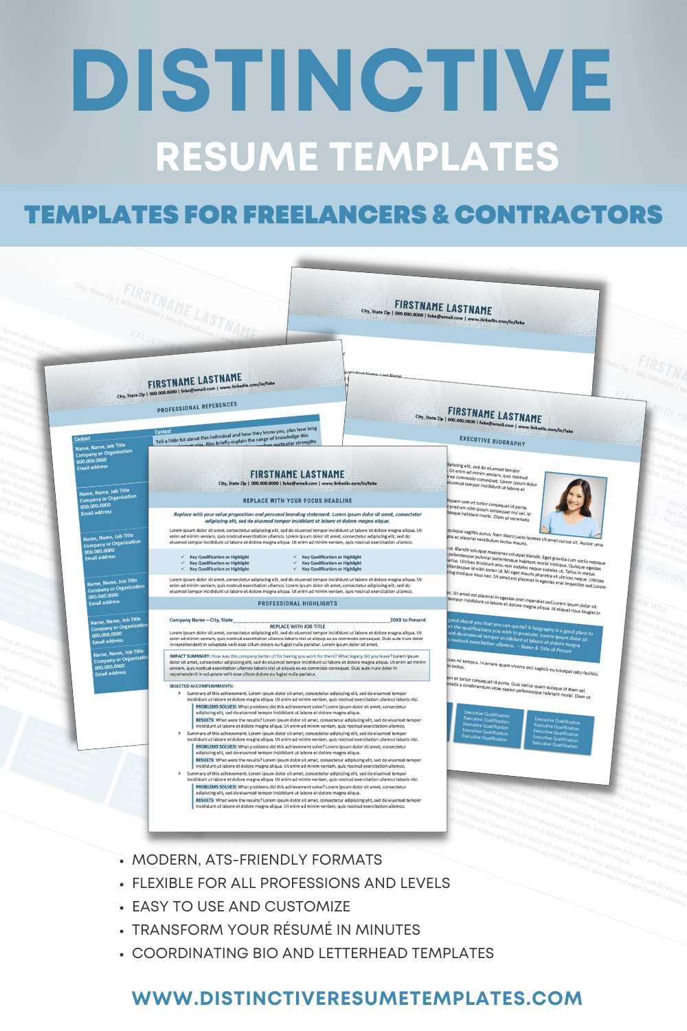 MS Word Resume Template for Freelancers
