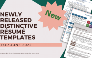 Newly Released Resume Templates June 2022