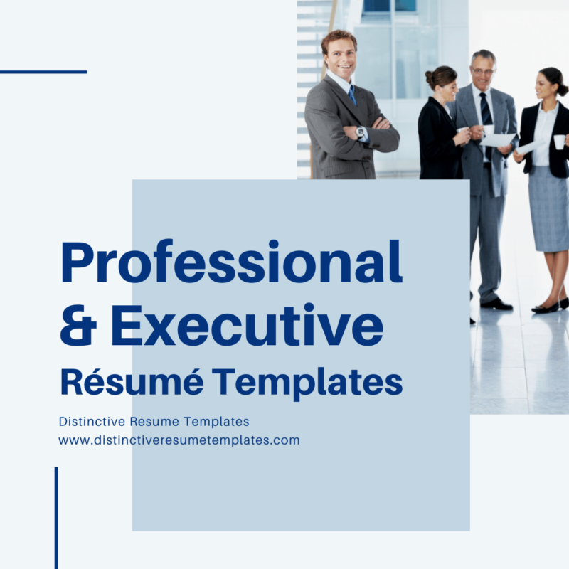 Professional and Executive Resume Templates