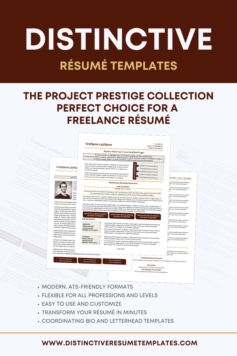 #1 Best Project Manager Freelance Resume Template