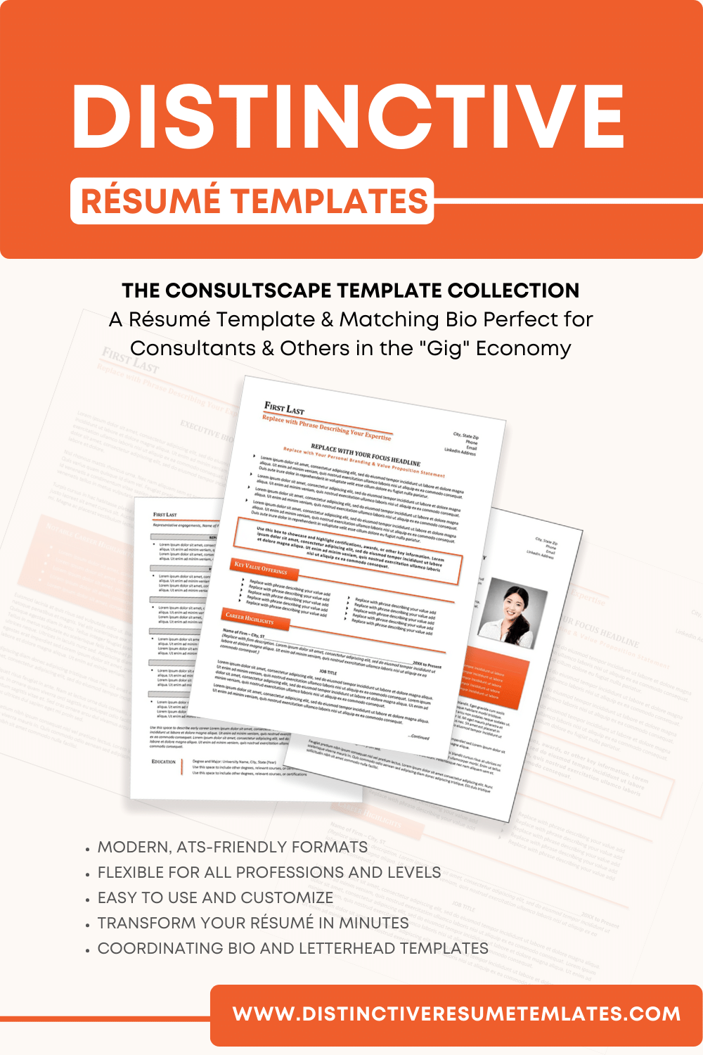 Resume Template for Consultants Gig Economy Workers