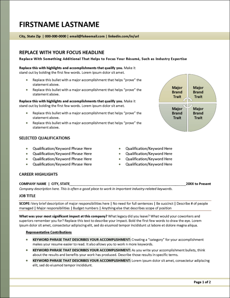 Simple Resume Template for Word - Simplicity Redefined Resume Template Page 1 768x993 