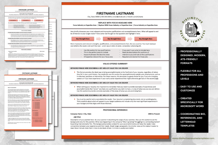 achievements filled resume template 2