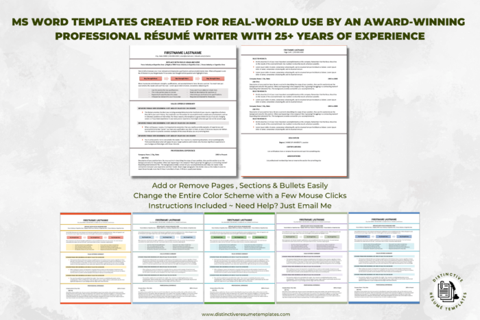 achievements filled resume template 3