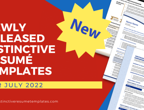 New Resume Template Releases: July 2022