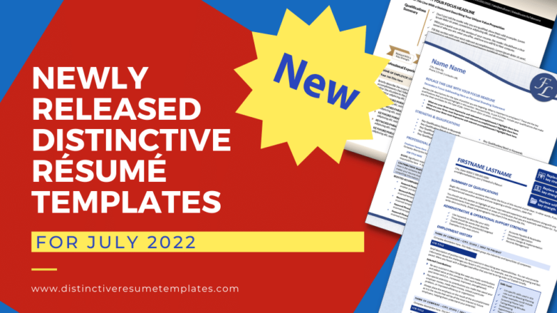 July 2022 Newly Released Resume Templates July 2022 New Resume Templates