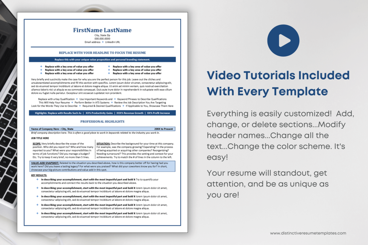 STAR Resume Template for Microsoft - STAR Resume Template 8 1200x800 