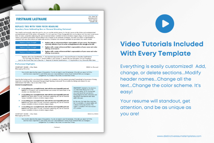 chronological resume template 8