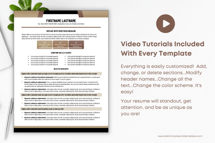 skills based resume template 8