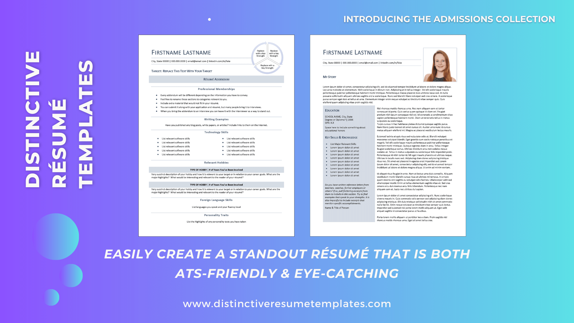 College Admissions Resume Template - Download The Admissions Resume Template 