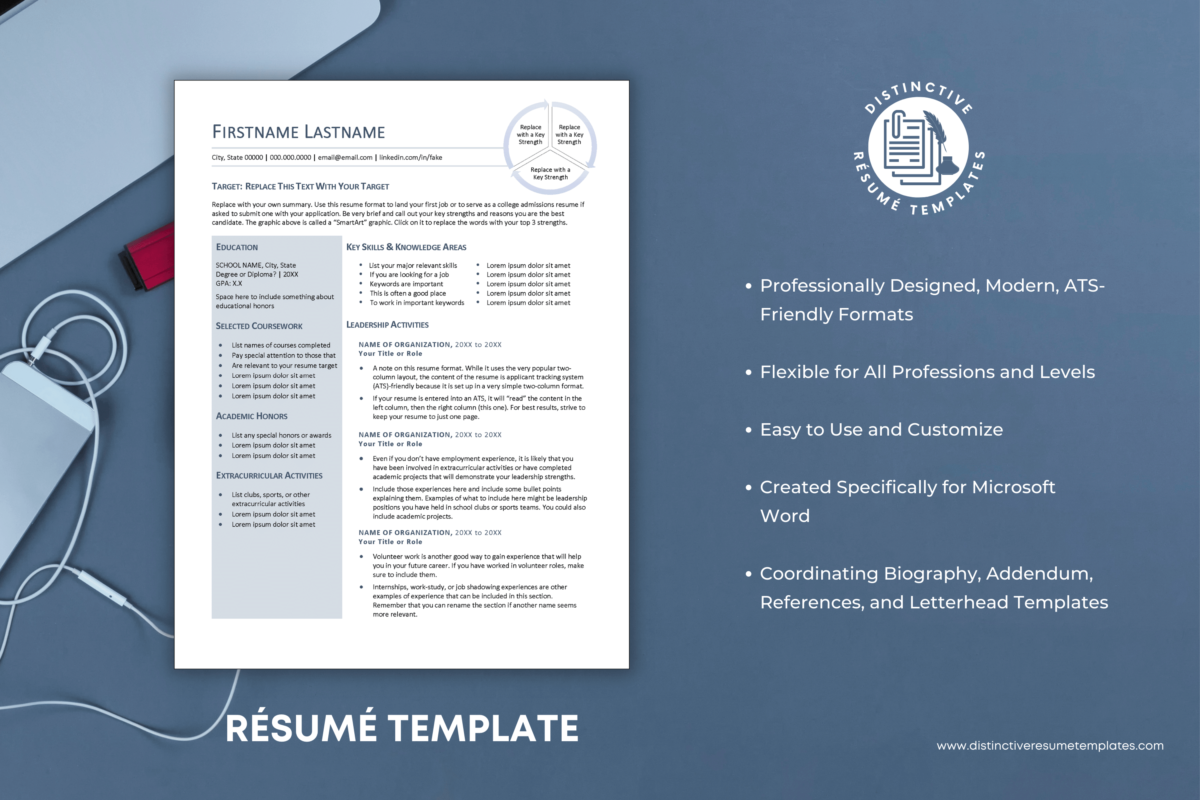 College Admissions Resume Template - College Admissions Resume 2 1200x800 
