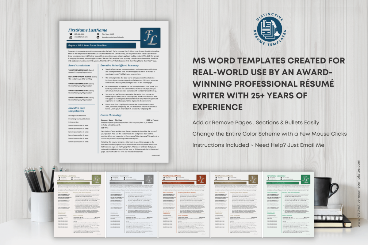 Powerful Resume Template for Senior - Resume Template For Senior Executives 3 1200x800 
