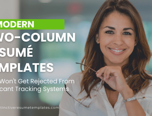 4 Modern Two-Column Resume Templates