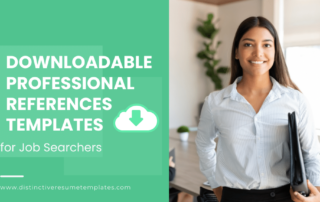 Downloadable Professional References Templates for Job Searchers