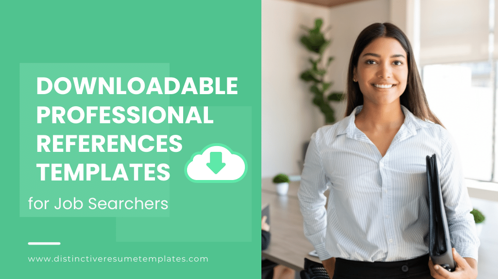 Downloadable Professional References Templates for Job Searchers