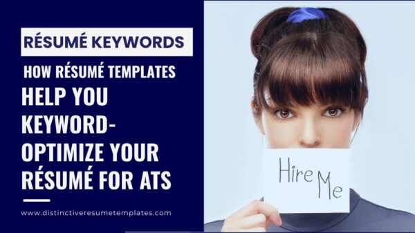 Resume Keywords ATS amp Keyword Optimized - Resume Keywords How Resume Templates Help You Keyword Optimize Your Resume For ATS 600x337 
