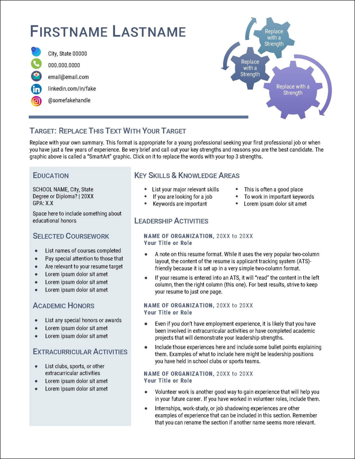 Standout Easy to Customize First - Talent Rising First Job Resume 1188x1536 