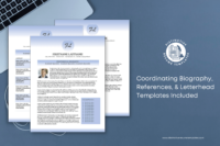 Modern Academic CV Template for Microsoft Word