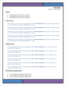 Eye Catching Contemporary CV Template for Microsoft Word