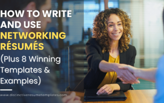 How to Write and Use Networking Resumes with Examples and Templates