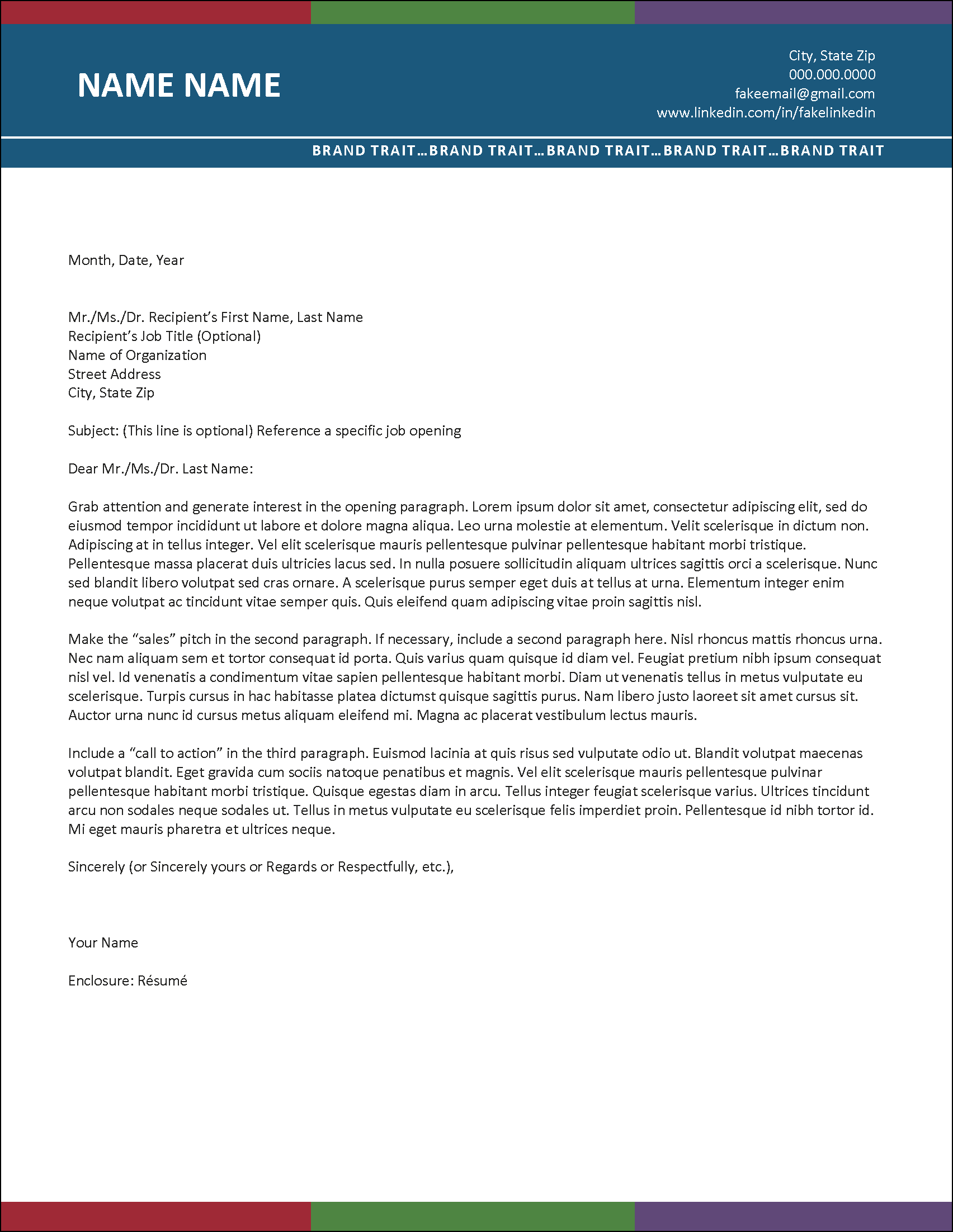 CareerPulse Cover Letter