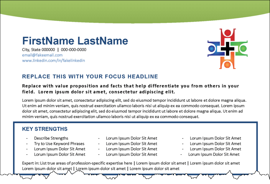 resume summary example 1