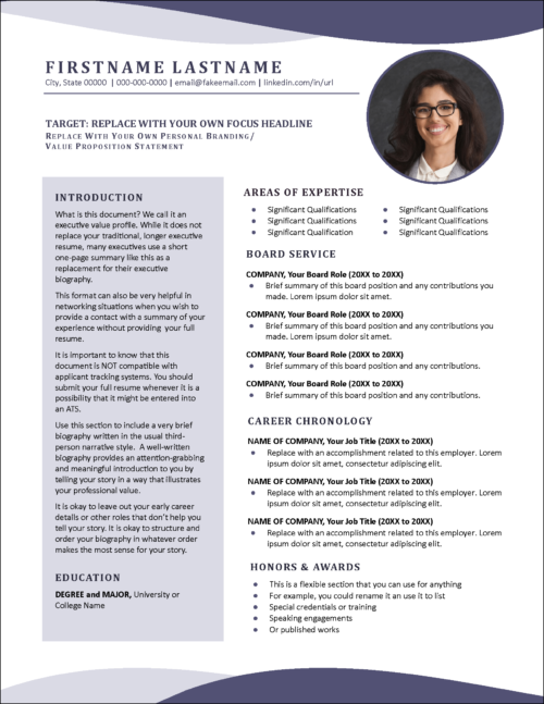 Career Pathways Executive Profile