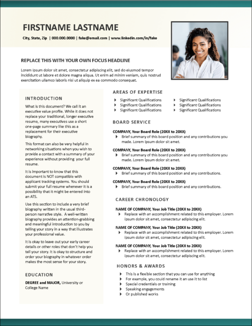 Hybrid Value Profile Template