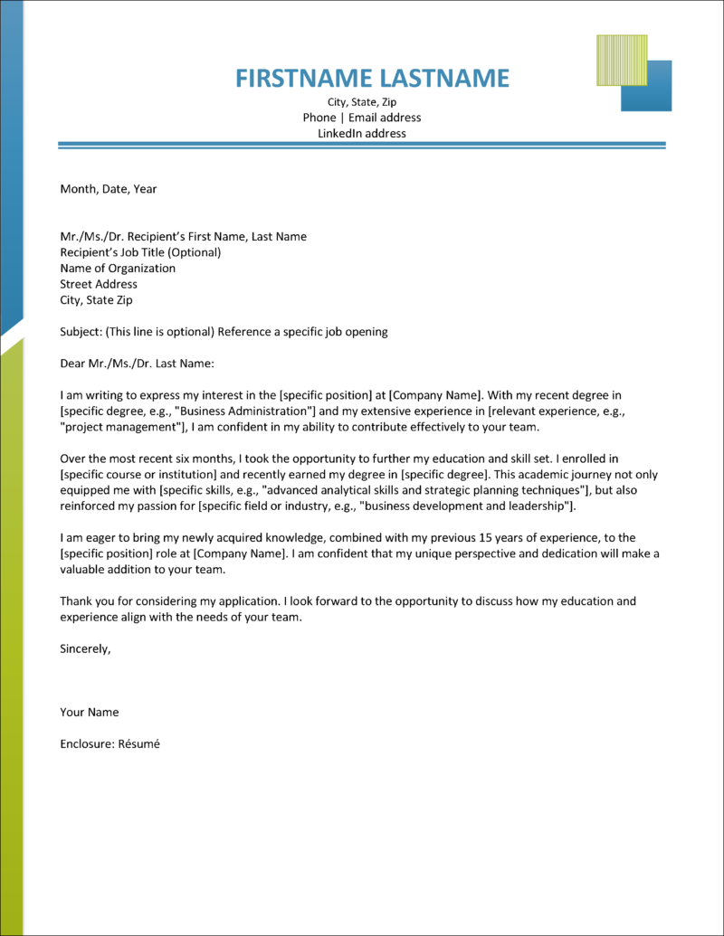 How To Explain Career Gaps on Your - Example Cover Letter Gap In Work History 800x1035