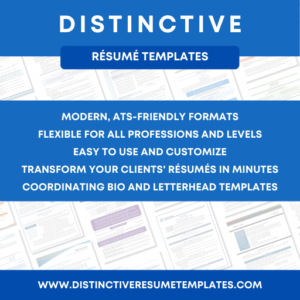 Distinctive Resume Templates