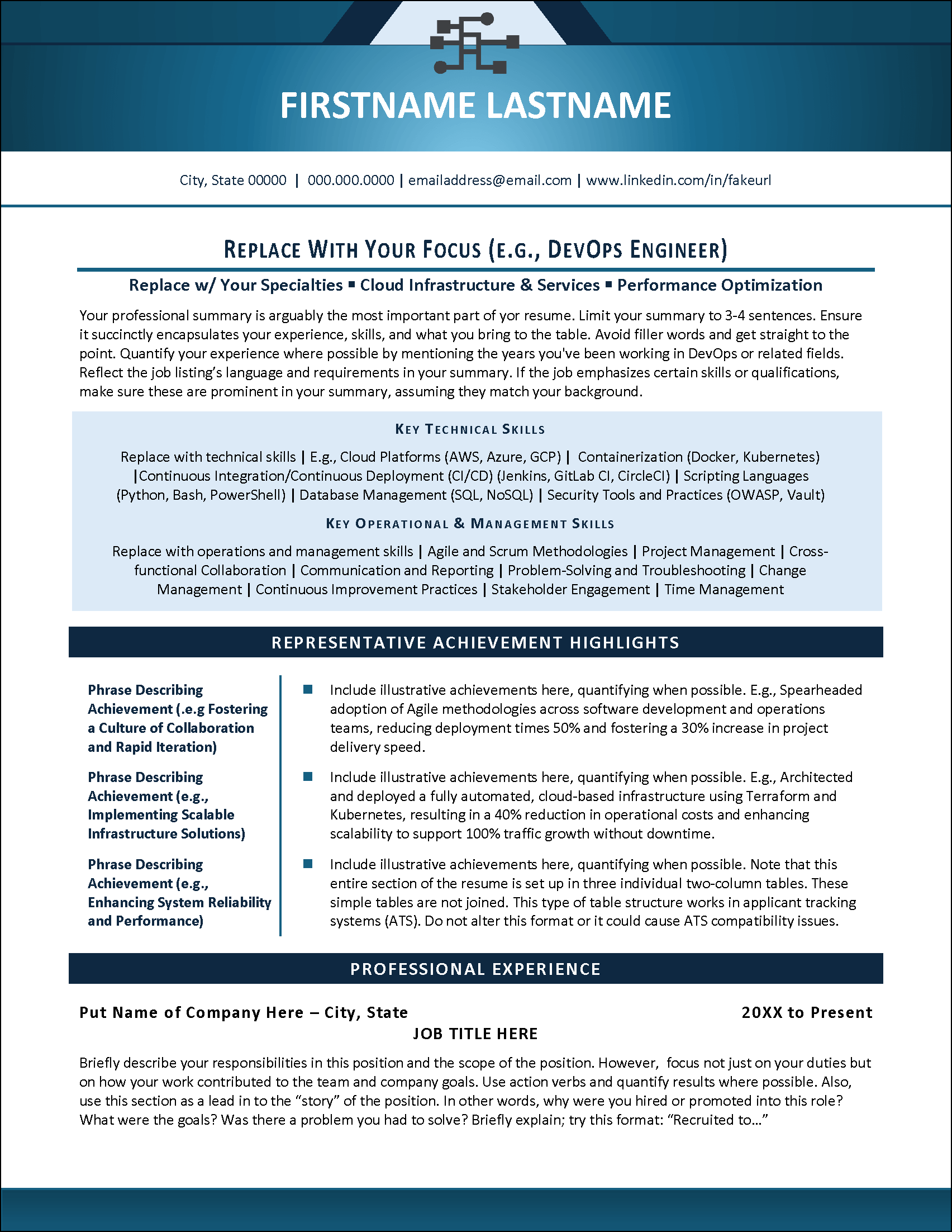 Devops Resume Page 1