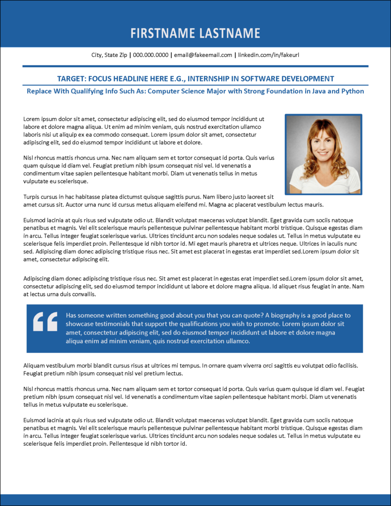 Premium MS Word Template Set for Internships | Distinctive Templates