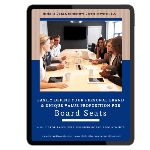 Define your Personal Brand for Board Seats