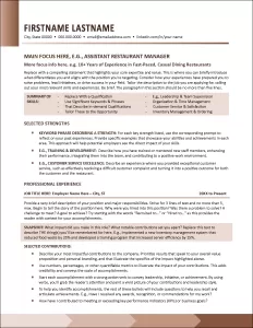 Next Level Resume Page 1