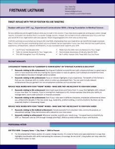 Redefined Resume Page 1