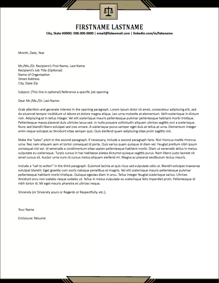 Paralegal Pro Cover Letter