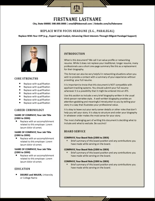 Paralegal Pro Networking Resume