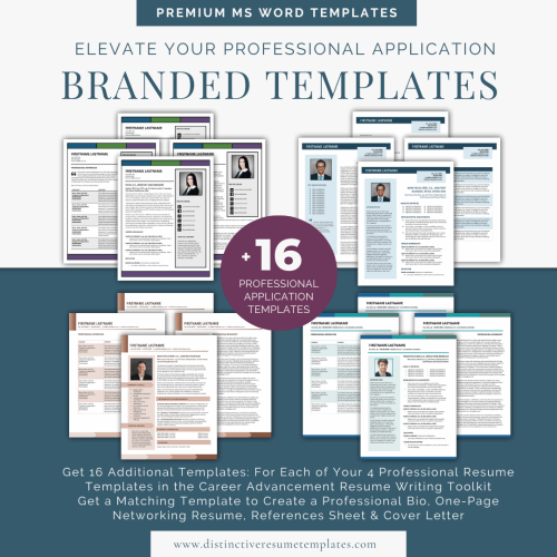 Coordinating Templates Career Advancement Bundle