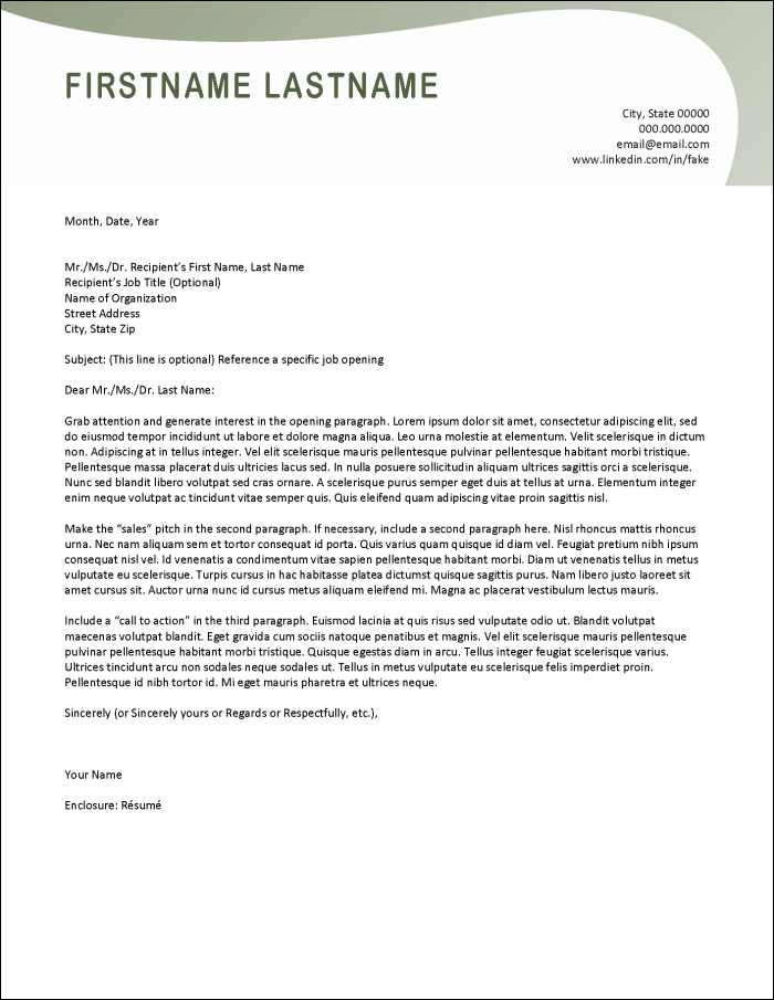 GigWork Cover Letter