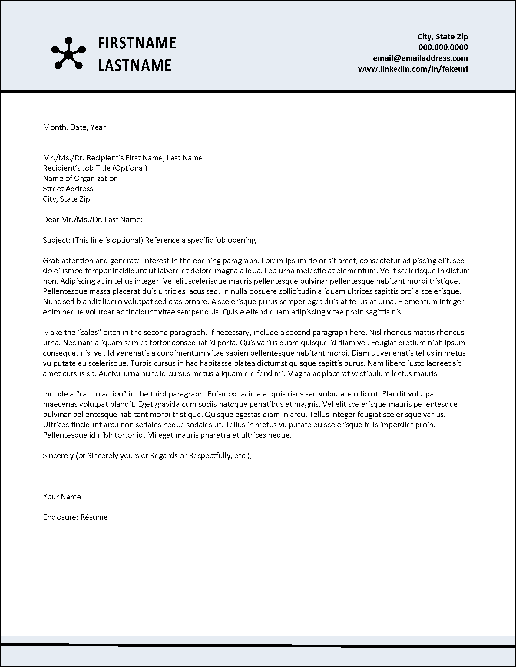 Level Up Cover Letter