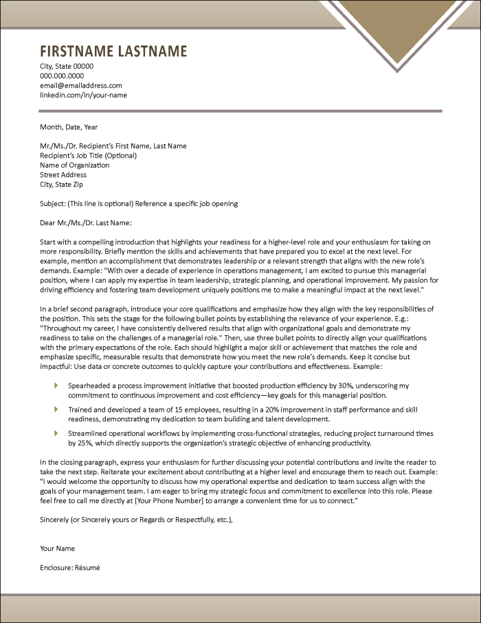 ProductPro Cover Letter