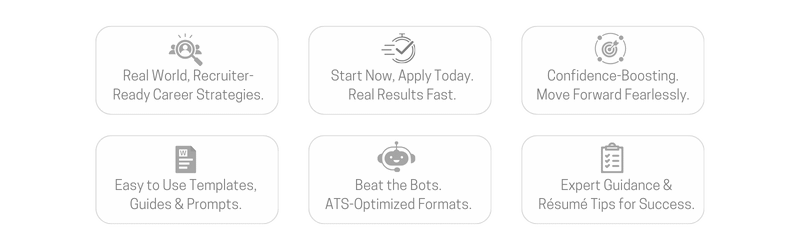 Features & Benefits of Resume Toolkits Features & Benefits of Resume Toolkits