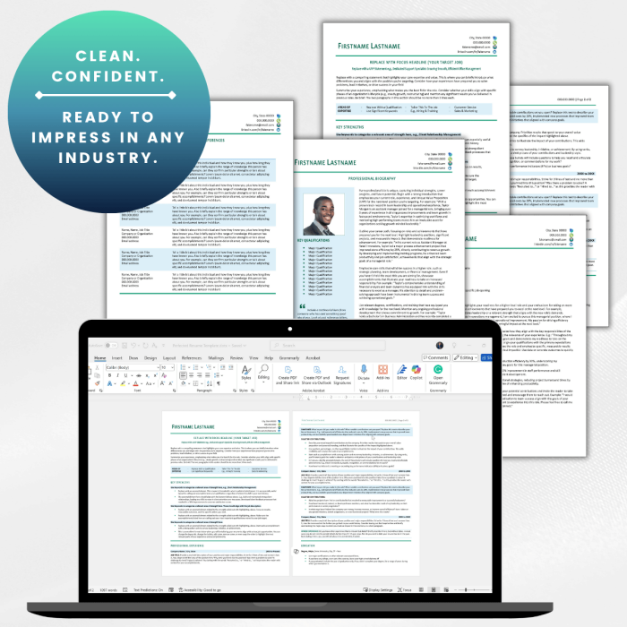 Professional Advantage Career Templates (4)