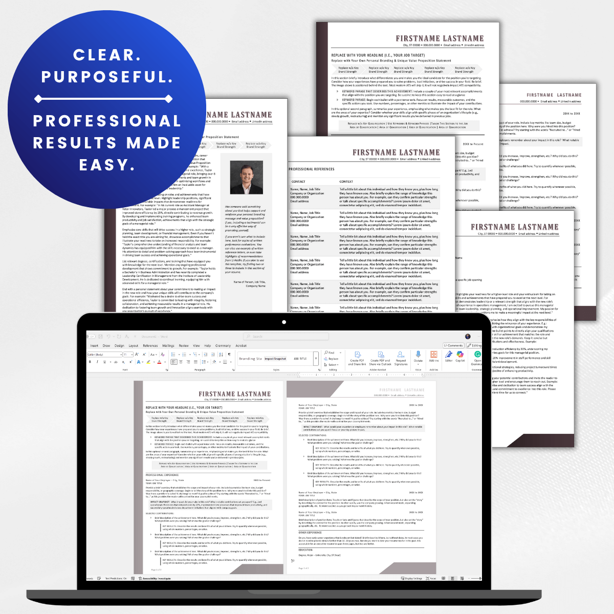 Flexible Foundations Resume Templates (4)