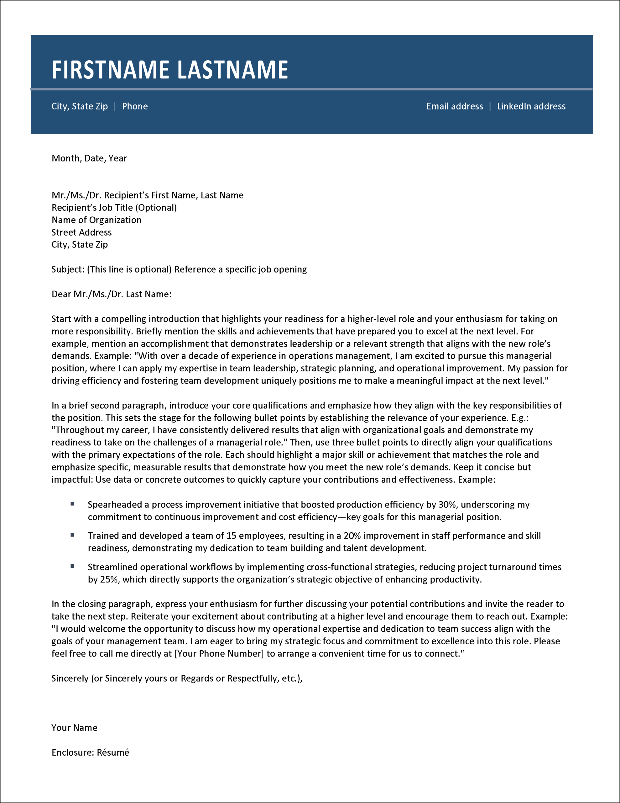 Prompted Cover Letter