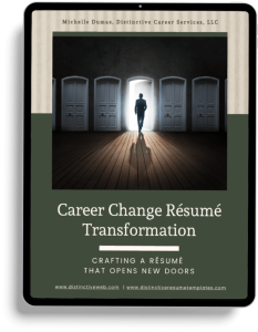 Career Change Resume 1