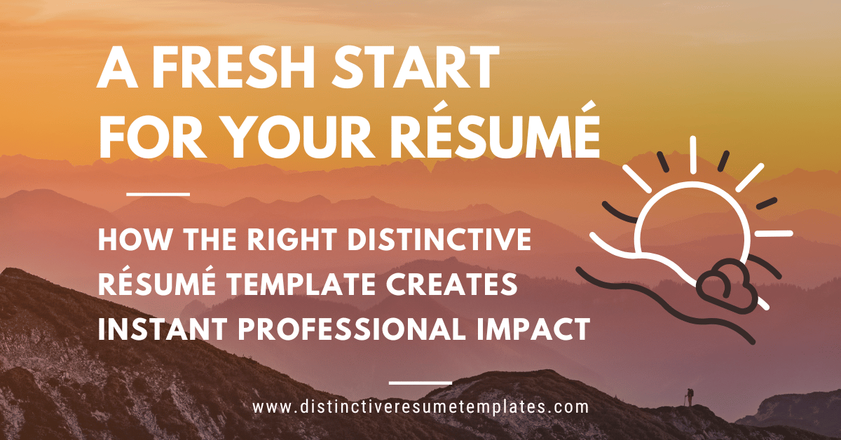 Fresh Start For Your Resume Blog Header