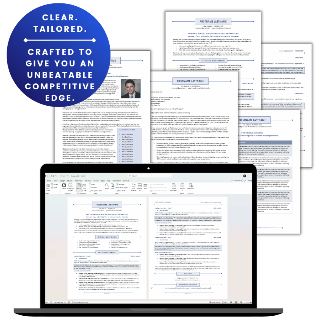 Job Application Traction Bundle of Career Templates